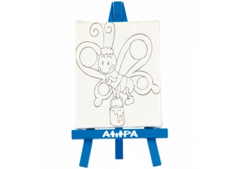 Pequeno cavalete com desenho PAPILLON CANVAS