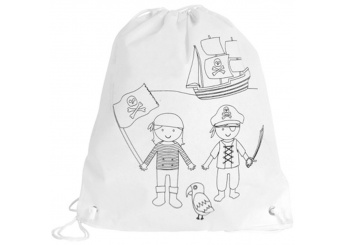 MOCHILA COM PINTURAS PIRATAS