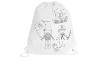 MOCHILA COM PINTURAS PIRATAS