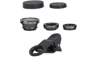 Set de 3 lentes para smartphone e tablet OBJECTIVA