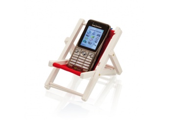 Suporte para Telemvel em Forma de Cadeira de Praia BASTER