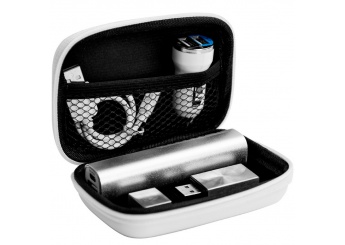 SET Powerbank 2000mah + USB 16GB + Carregador auto duplo USB + Cabo MEETING
