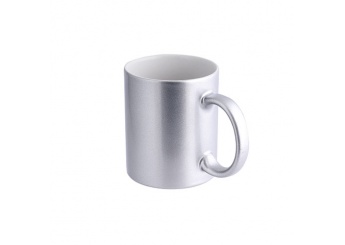 Caneca Prateada para Sublimao 