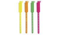 Pulseira de identificao inviolvel Fluorescente