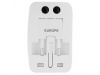 ADAPTADOR DE VIAGEM UNIVERSAL COM 2 USB WANDER