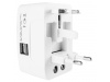 ADAPTADOR DE VIAGEM UNIVERSAL COM 2 USB WANDER