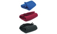 Manta de viagem com bolsa  