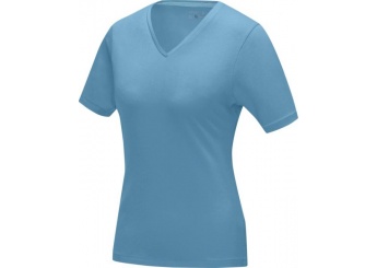 T-shirt manga curta de material orgnico Kawartha mulher