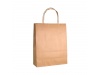BOLSA DE PAPEL 90GR/M2 18X8X24 CM ASA RIZADA