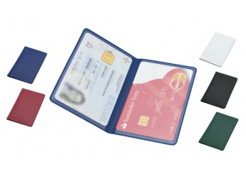 Porta-cartes duplo