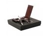 Conjunto com porta-chaves + esferogrfica + porta-cartes