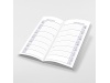 Miolo para agenda de bolso com ndice Inty