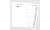 Miolo para agenda de bolso com ndice Inty