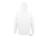 SWEAT UNISSEXO COM CAPUZ BRANCO SNAKE