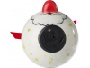Bola de adorno de Natal, com lao vermelho e 6 luzes