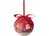 Caixa de msica com bola de adorno de Natal