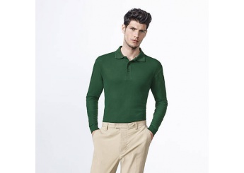 POLO MANGA COMPRIDA COR HOMEM 220GR/M2 CARPE
