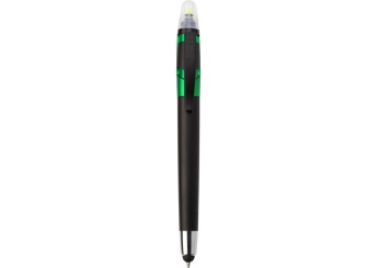Esferogrfica com marcador fluorescente