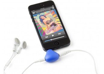 Suporte + Adaptador Audio para Smartphone / Telemvel