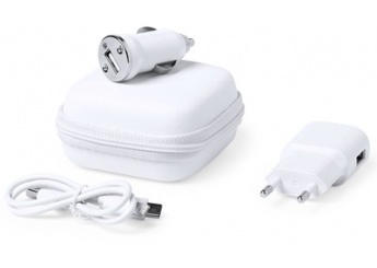 SET CARREGADOR USB LUZZER