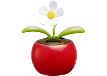 Flor com carregamento solar