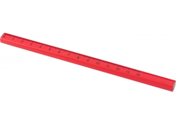 Lpis de carpinteiro sem ponta e rgua de 14 cm