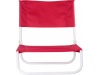 Cadeira de praia PVC com estrutura de ao