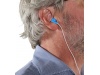 Auriculares em tubo de plstico