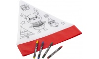 Gorro de Natal + 4 Lpis de Cera