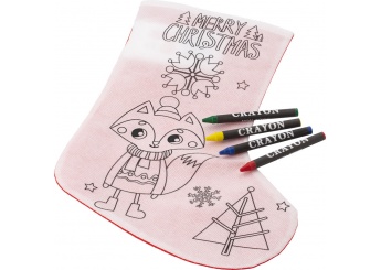 Meias de Natal 80gr/m + 4 lpis de cera