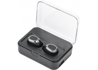 Auriculares sem fios em ABS com powerbank 2000mAh