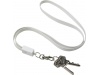 Lanyard TPE com cabo carregador 