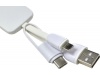 Cabo carregador USB-C com porta-chave