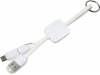 Cabo carregador USB-C com porta-chave