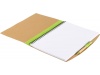Caderno em carto reciclado com esferogrfica