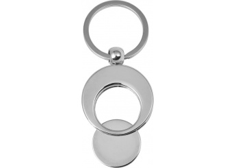 Porta-chaves com ficha para carrinho de compras