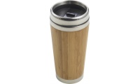 Caneca de viagem trmica em bambu 400 ml