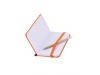Bloco de notas A7 160 pginas com elstico + lpis