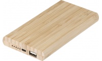 Power bank de bambu 6000 mAh 