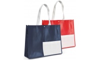 Saco com bolso frontal e alas 140 g/m