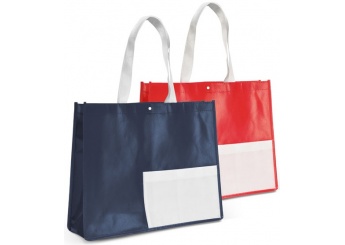 Saco com bolso frontal e alas 140 g/m