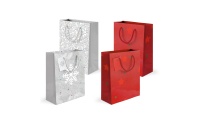 Saco com papel couch com plastificao brilhante