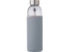 Garrafa de vidro 500ml com bolsa