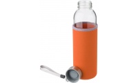 Garrafa de vidro 500ml com bolsa