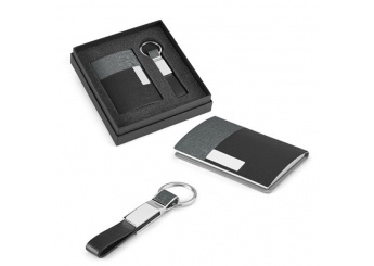 Conjunto porta-cartes e porta-chaves