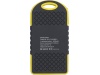 Powerbank de energia solar ABS emborrachado 4.000 mAh