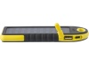 Powerbank de energia solar ABS emborrachado 4.000 mAh