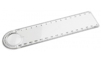 Rgua com lupa 15cm