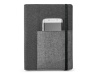 Capa com bloco de notas