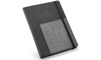 Capa com bloco de notas